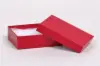 3-3/4L x 5-1/4W x 7/8H, 2-Piece Set-Up Jewelry Boxes w/Fiber Insert, Cherry Red