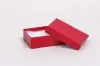 2-1/2L x 1-1/2W x 7/8H, 2-Piece Set-Up Jewelry Boxes w/Fiber Insert, Cherry Red