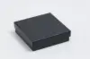 2-1/8L x 3W x 1H, 2-Piece Set-Up Jewelry Boxes w/Fiber Insert, Black Semi-Gloss