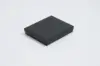 3-3/4L x 5-1/4W x 7/8H, 2-Piece Set-Up Jewelry Boxes w/Fiber Insert, Black Semi-Gloss
