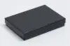 5-1/2L x 8W x 1-1/4H, 2-Piece Set-Up Jewelry Boxes w/Fiber Insert, Black Semi-Gloss