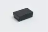 2-1/2L x 1-1/2W x 7/8H, 2-Piece Set-Up Jewelry Boxes w/Fiber Insert, Black Semi-Gloss