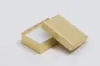 2-1/8L x 3W x 1H, Textured Two-Piece Jewelry Boxes, Gold Linen