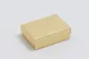2-1/8L x 3W x 1H, Textured Two-Piece Jewelry Boxes, Gold Linen
