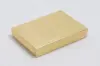 3-3/4L x 5-1/4W x 7/8H, Textured Two-Piece Jewelry Boxes, Gold Linen