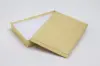 8L x 5-1/2W x 1-1/4H, Textured Two-Piece Jewelry Boxes, Gold Linen