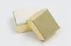 1-1/2L x 1-1/2W x 1-1/4H, Textured Two-Piece Jewelry Boxes, Gold Linen