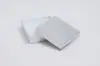 3-1/2L x 3-1/2W x 1H, Textured Two-Piece Jewelry Boxes, Silver Linen
