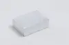 1-1/2L x 2-1/2W x 7/8H, Textured Two-Piece Jewelry Boxes, Silver Linen