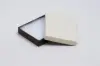 3-3/4L x 5-1/4W x 7/8H, Textured Two-Piece Jewelry Boxes, Coffee and Cream