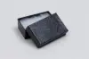 2-1/2L x 1-1/2W x 7/8H, 2-Piece Set-Up Jewelry Boxes w/Fiber Insert, Black Swirl