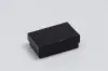 2-1/2L x 1-1/2W x 7/8H, 2-Piece Set-Up Jewelry Boxes w/Fiber Insert, Black Swirl