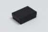 3L x 2-1/8W x 1H, 2-Piece Set-Up Jewelry Boxes w/Fiber Insert, Black Swirl