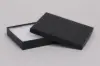 5L x 6W x 1H, 2-Piece Set-Up Jewelry Boxes w/Fiber Insert, Black Pinstripe