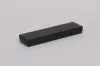 2L x 8W x 7/8H, 2-Piece Set-Up Jewelry Boxes w/Fiber Insert, Black Pinstripe