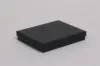 5-1/2L x 8W x 1-1/4H, 2-Piece Set-Up Jewelry Boxes w/Fiber Insert, Black Pinstripe