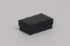 2-1/2L x 1-1/2W x 7/8H, 2-Piece Set-Up Jewelry Boxes w/Fiber Insert, Black Pinstripe