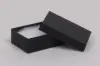 3L x 2-1/8W x 1H, 2-Piece Set-Up Jewelry Boxes w/Fiber Insert, Black Pinstripe