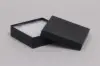 3-1/2L x 3-1/2W x 1H, 2-Piece Set-Up Jewelry Boxes w/Fiber Insert, Black Pinstripe
