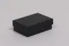 3L x 2-1/8W x 1H, 2-Piece Set-Up Jewelry Boxes w/Fiber Insert, Black Pinstripe