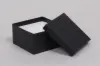3-1/2L x 3-1/2W x 2H, 2-Piece Set-Up Jewelry Boxes w/Fiber Insert, Black Pinstripe