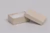 1-1/2L x 2-1/2W x 7/8H, 2-Piece Set-Up Jewelry Boxes w/Fiber Insert, Oatmeal Groove