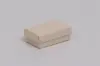 1-1/2L x 2-1/2W x 7/8H, 2-Piece Set-Up Jewelry Boxes w/Fiber Insert, Oatmeal Groove