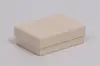 2-1/8L x 3W x 1H, 2-Piece Set-Up Jewelry Boxes w/Fiber Insert, Oatmeal Groove