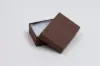 3-1/2L x 3-1/2W x 1H, Textured Two-Piece Jewelry Boxes, Cocoa