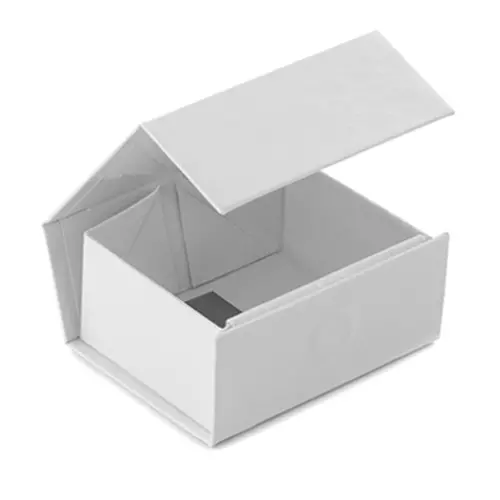 2-5/8L x 2W x 1-1/5H, Glossy Magnetic Gift Boxes, White Gloss