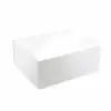 13L x 10-3/4W x 5-1/2H, Glossy Magnetic Gift Boxes, White Gloss