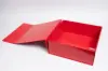 12L x 12W x 4-1/2H, Glossy Magnetic Gift Boxes, Red Gloss Box