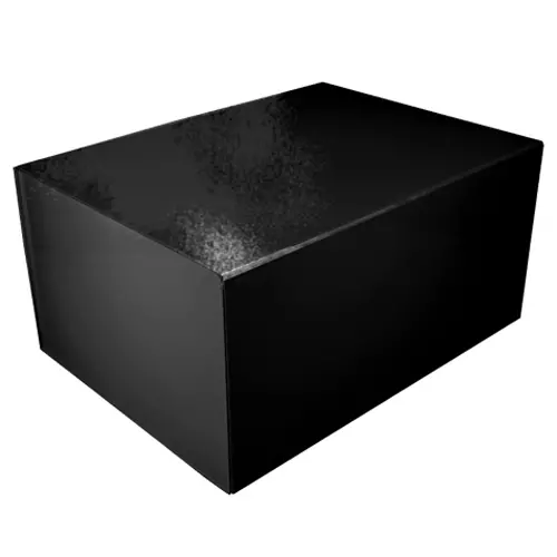 16L x 12W x 8H, Glossy Magnetic Gift Boxes, Black Gloss