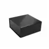 6L x 6W x 2-3/4H, Glossy Magnetic Gift Boxes, Black Gloss