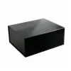 13L x 10-3/4W x 5-1/2H, Glossy Magnetic Gift Boxes, Black Gloss