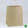 10W x 7D x 12H, Brown Kraft Paper Bags with Twisted Paper Handle