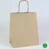 8W x 4-1/2D x 10-1/4H, Brown Kraft Paper Bags with Twisted Paper Handle