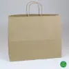 16W x 6D x 12H, Brown Kraft Paper Bags with Twisted Paper Handle