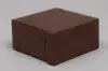 6L x 6W x 3H, Chocolate Cocoa Brown Bakery Boxes