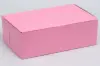 8L x 5-1/2W x 3H, Strawberry Pink Bakery Boxes