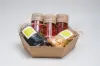 9W x 11-3/8L x 3-3/8H, Kraft Hexagon Market Trays, Kraft