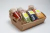 8-5/8W x 12-1/2L x 3-5/16H, E-Flute Market Trays, Natural Kraft