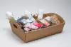 10-3/8W x 14-1/2L x 3-5/16H, E-Flute Market Trays, Natural Kraft