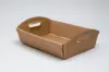 11-3/4W x 16-7/8L x 4-5/16H, E-Flute Market Trays, Natural Kraft