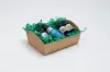 3-3/4W x 5-1/8L x 2-1/2H, E-Flute Market Trays, Natural Kraft
