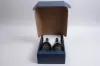 7-1/4L x 3-1/2W x 13-3/8H, Italian Wine Boxes, Juta Blue Linen