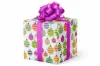 24W x 417 ft, Holiday Wrapping Paper, Hanging Around Ornaments