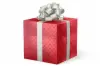 24W x 417 ft, Solid Wrapping Paper, Red Stripes