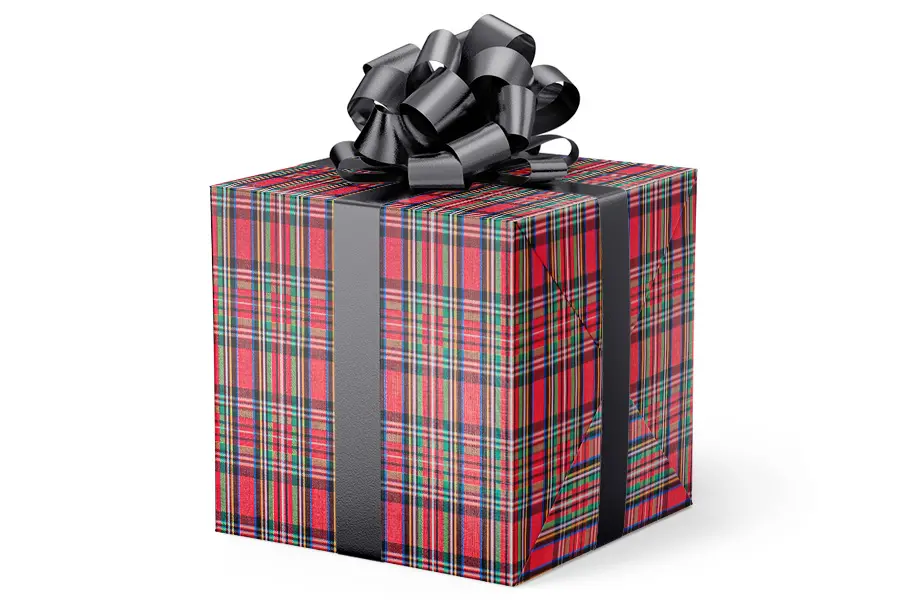 24W x 417 ft, Everyday Wrapping Paper, Tartan Kilt