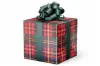 24W x 417 ft, Everyday Wrapping Paper, Traditional Red Plaid
